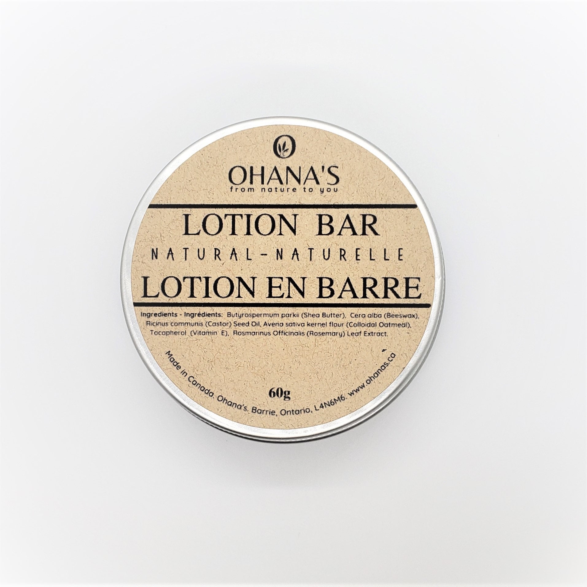 Oatmeal Solid Lotion Bar — Pure Enchantment